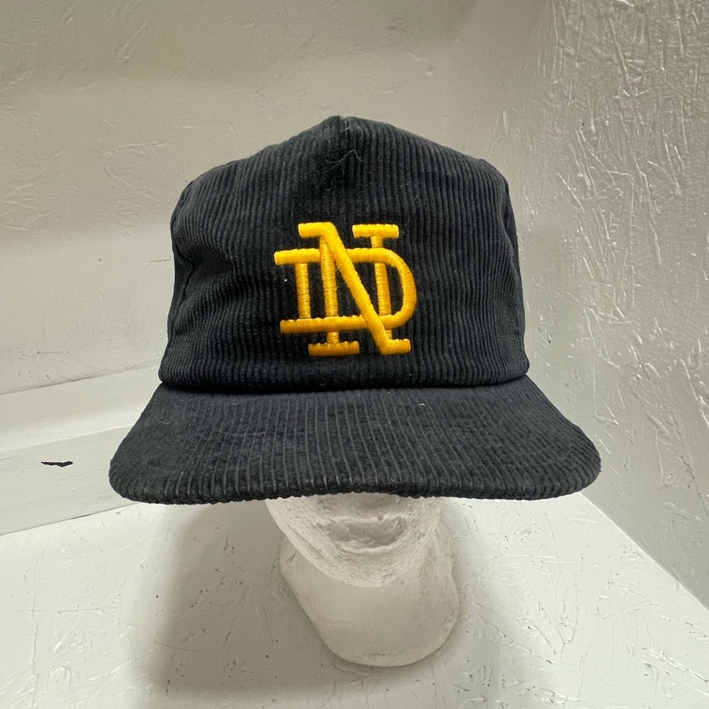 Vintage Notre Dame Corduroy Hat
